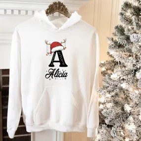 Personalized Family Christmas Sweater with Custom Names – Monogrammed Holiday Sweatshirt Gift