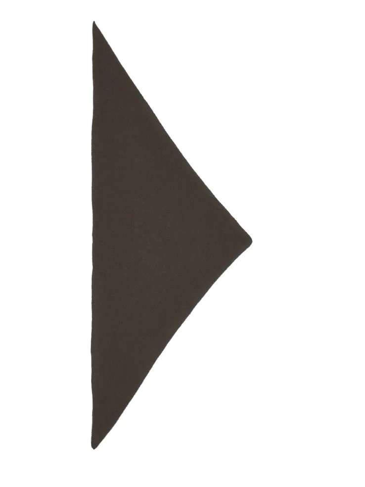 Plain Triangle Neckerchief Nero Navy