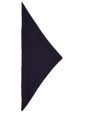 Plain Triangle Neckerchief Nero Navy