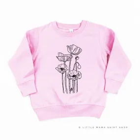 POPPY (Flower) - Child Sweater