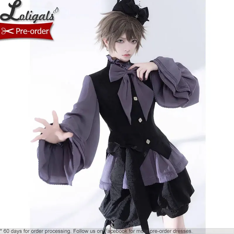 Pre-order Ouji Lolita Vest / Short Pants / Blouse by Princess Chronicles ~ Rabbit Run 2.0