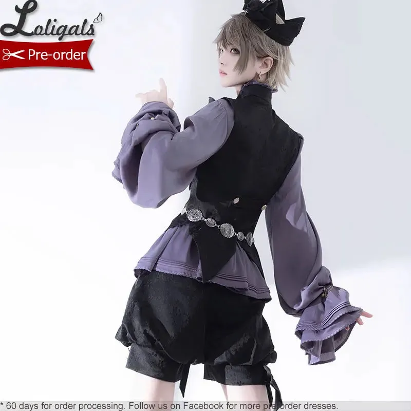 Pre-order Ouji Lolita Vest / Short Pants / Blouse by Princess Chronicles ~ Rabbit Run 2.0