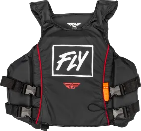 PULLOVER FLOTATION VEST BLACK/WHITE/RED SM