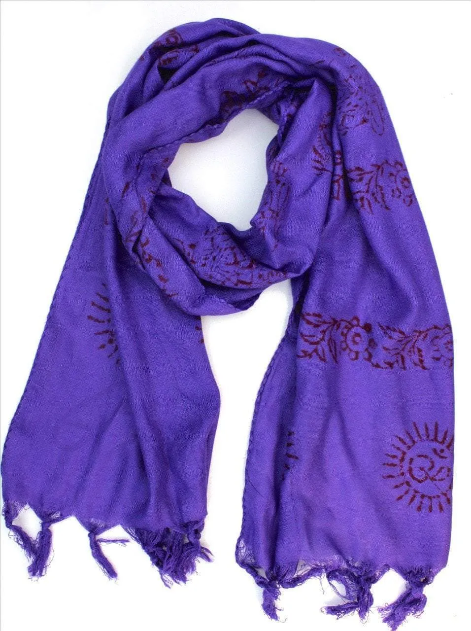 Purple Deity Scarf