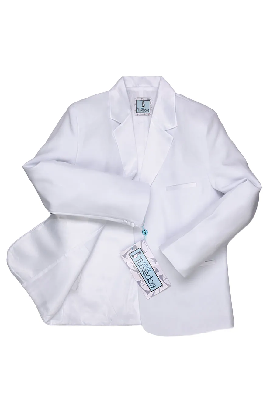 "Princeton" Kids White Tuxedo (5-Piece Set)