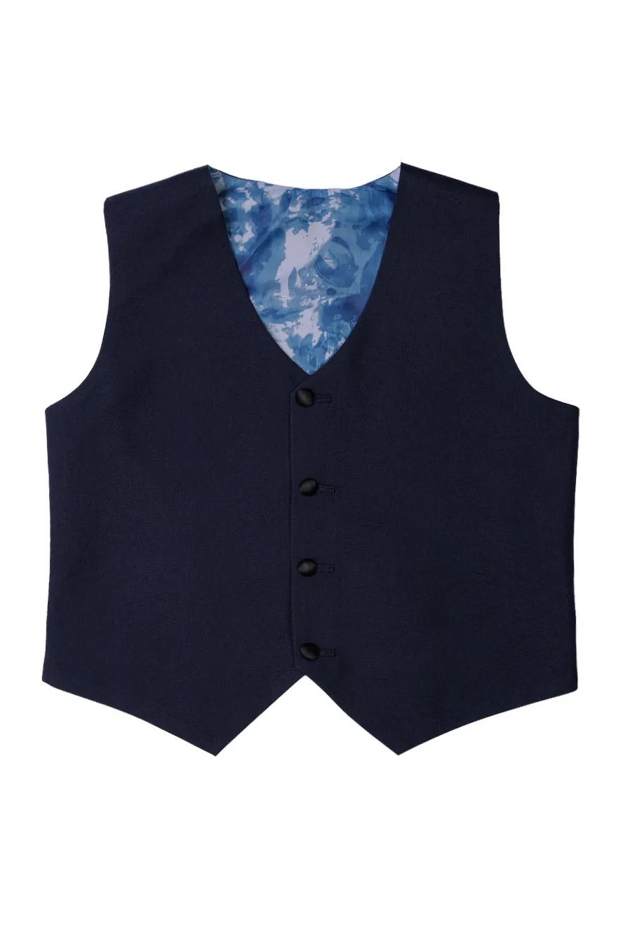 "Prodigy" Kids Navy Tuxedo (5-Piece Set)