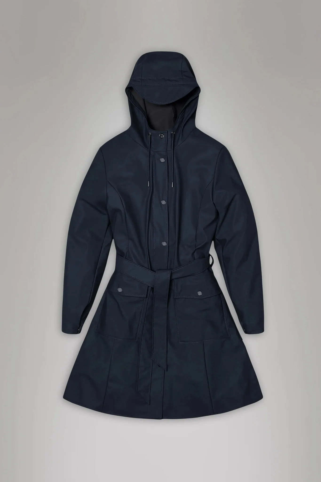 RAINS CURVE Long Jacket W3