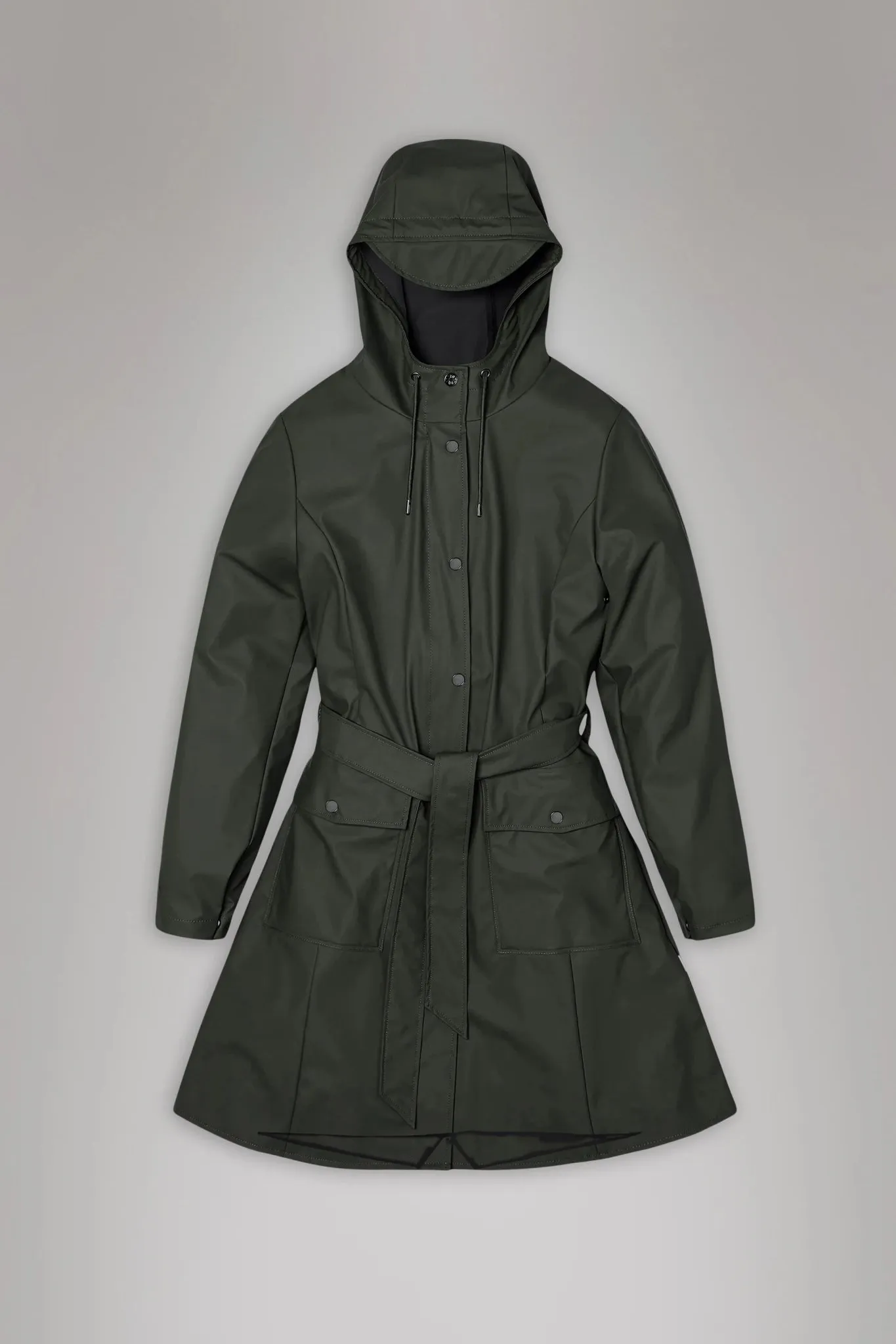 RAINS CURVE Long Jacket W3