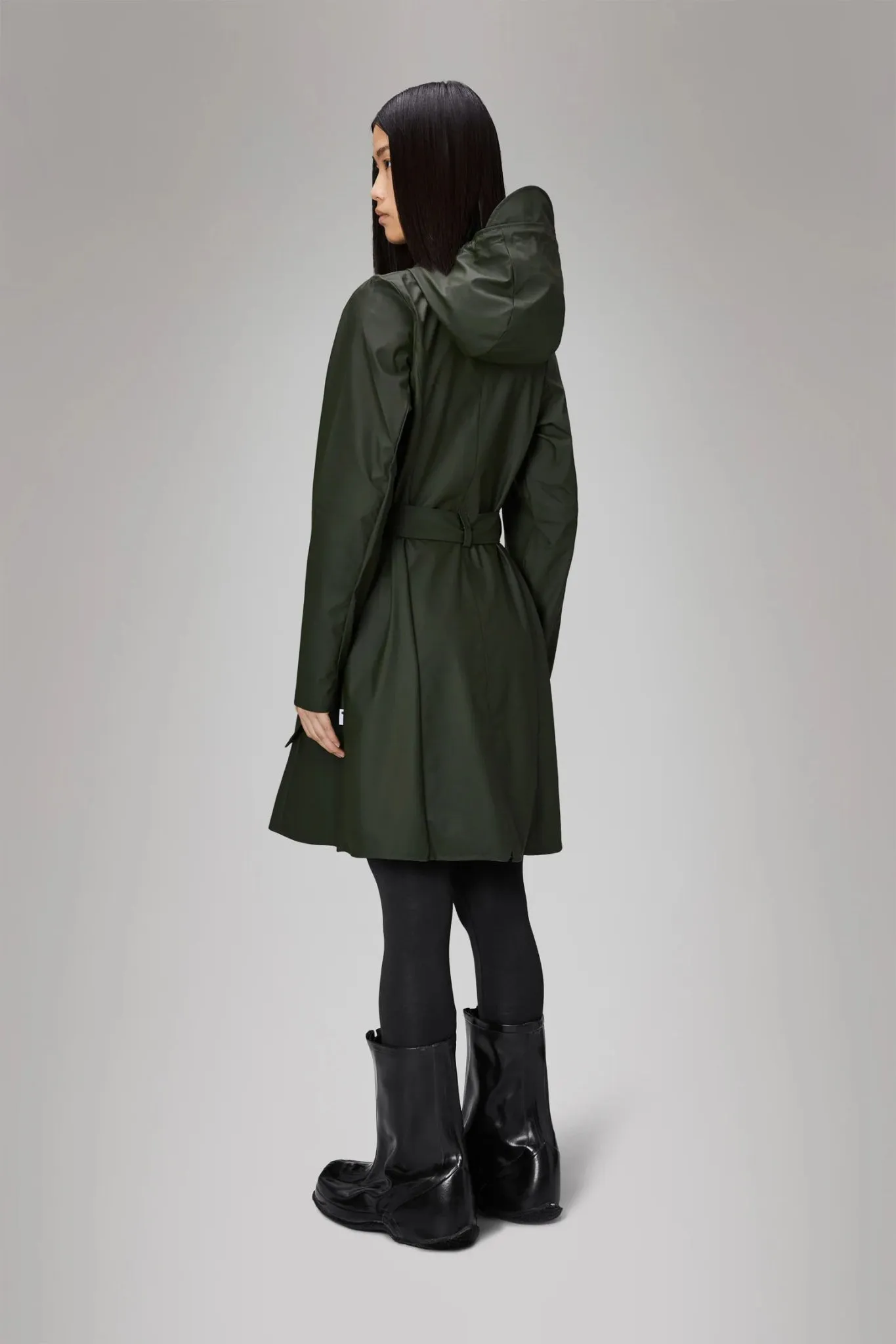 RAINS CURVE Long Jacket W3