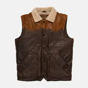 Raven Raiment Leather Vest Mens