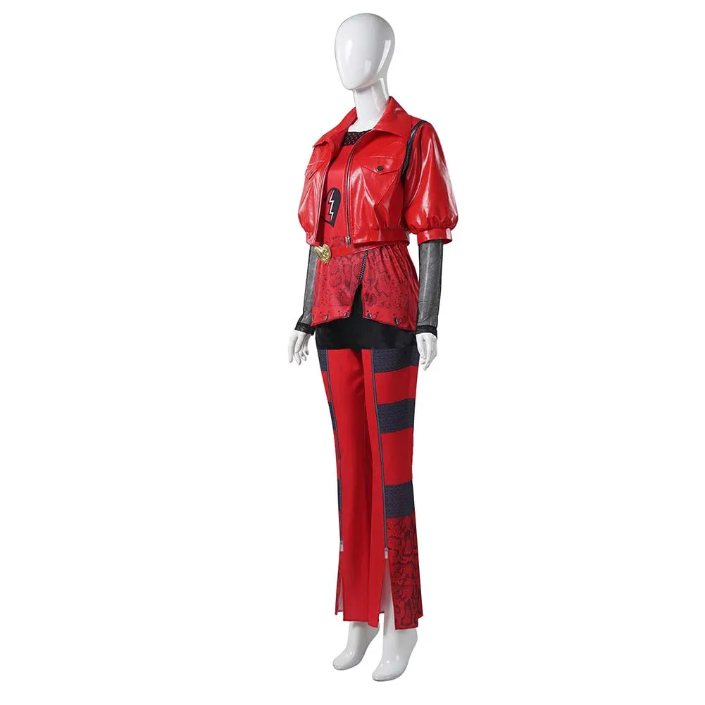 Red Women Red Outfit Party Carnival Halloween Cosplay Costume