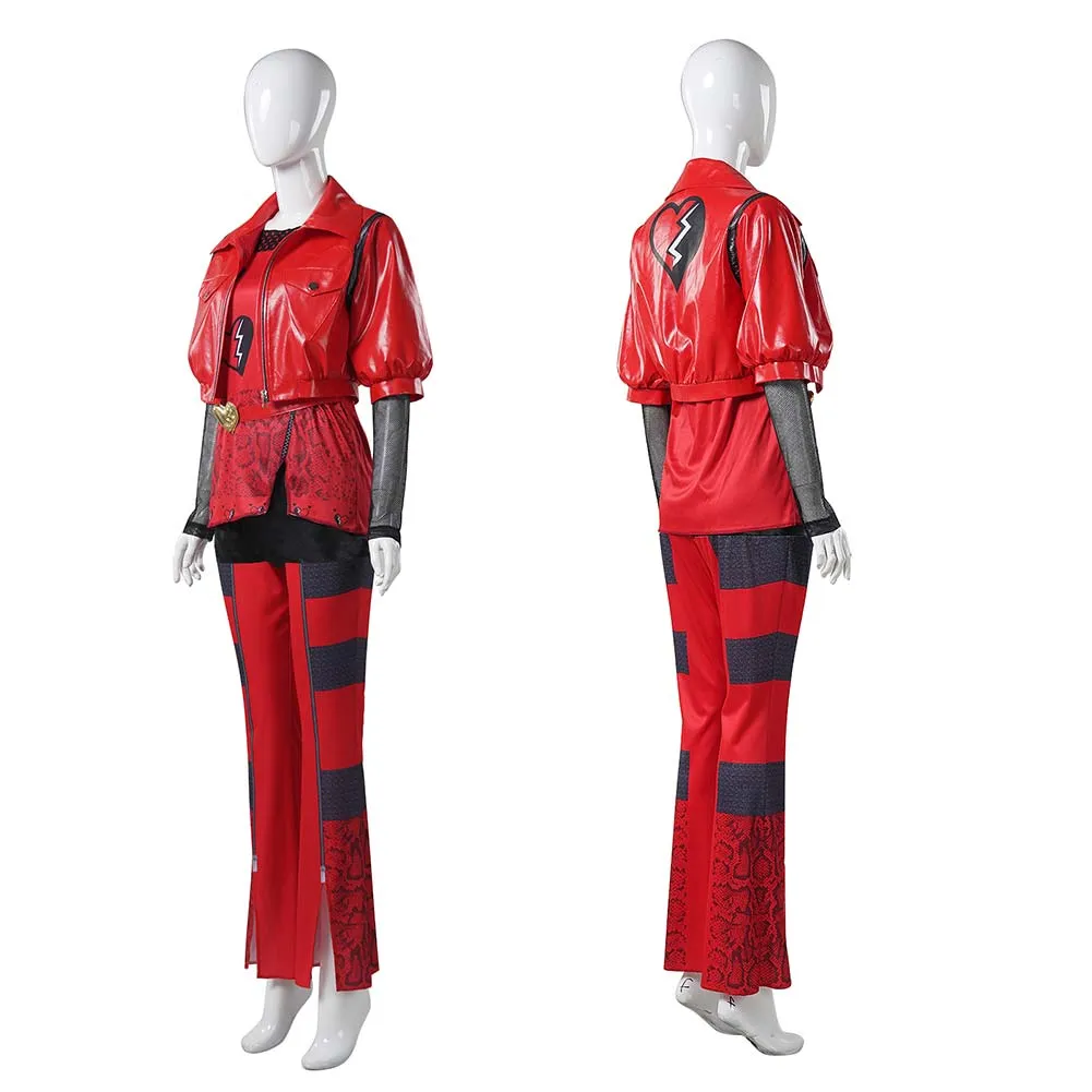 Red Women Red Outfit Party Carnival Halloween Cosplay Costume