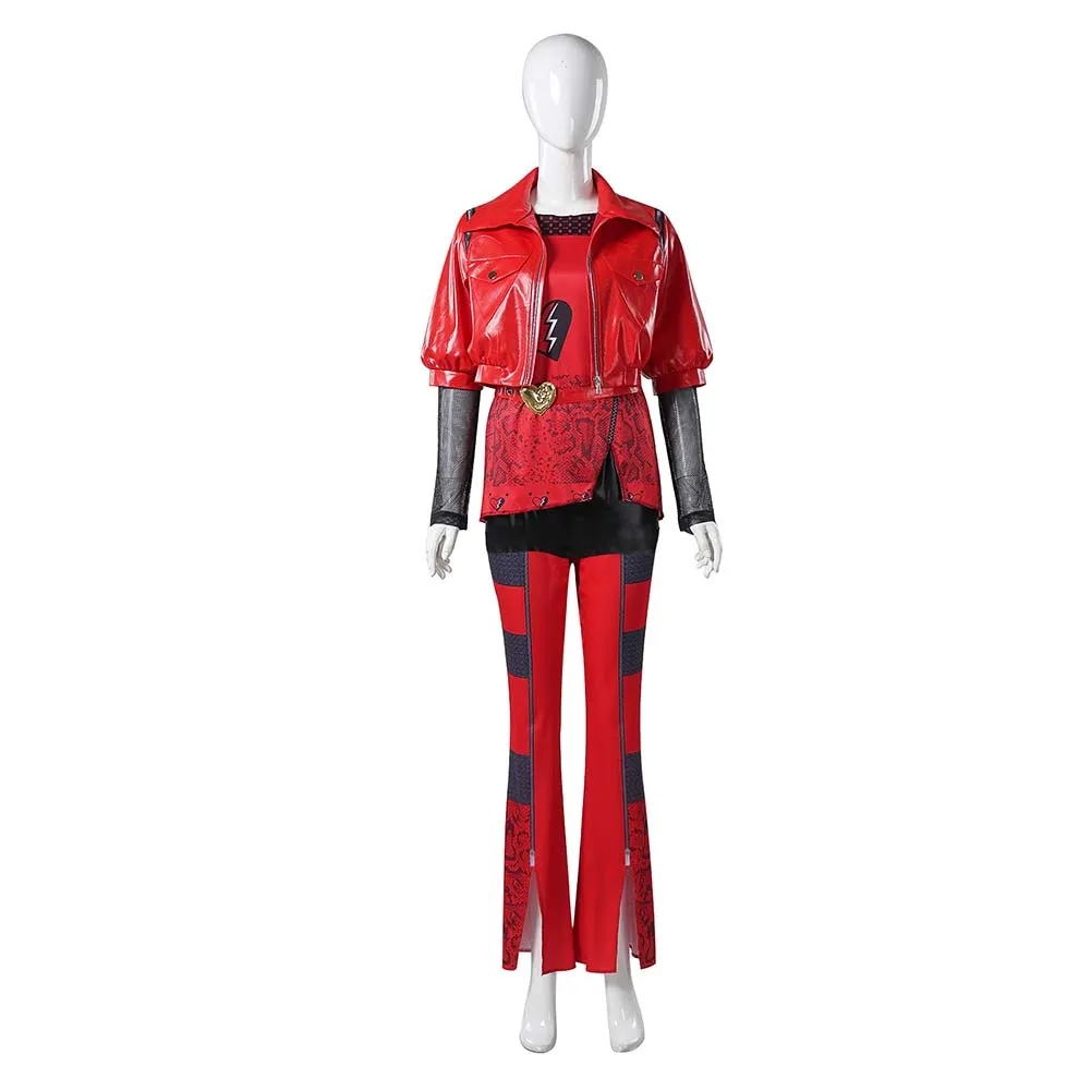 Red Women Red Outfit Party Carnival Halloween Cosplay Costume