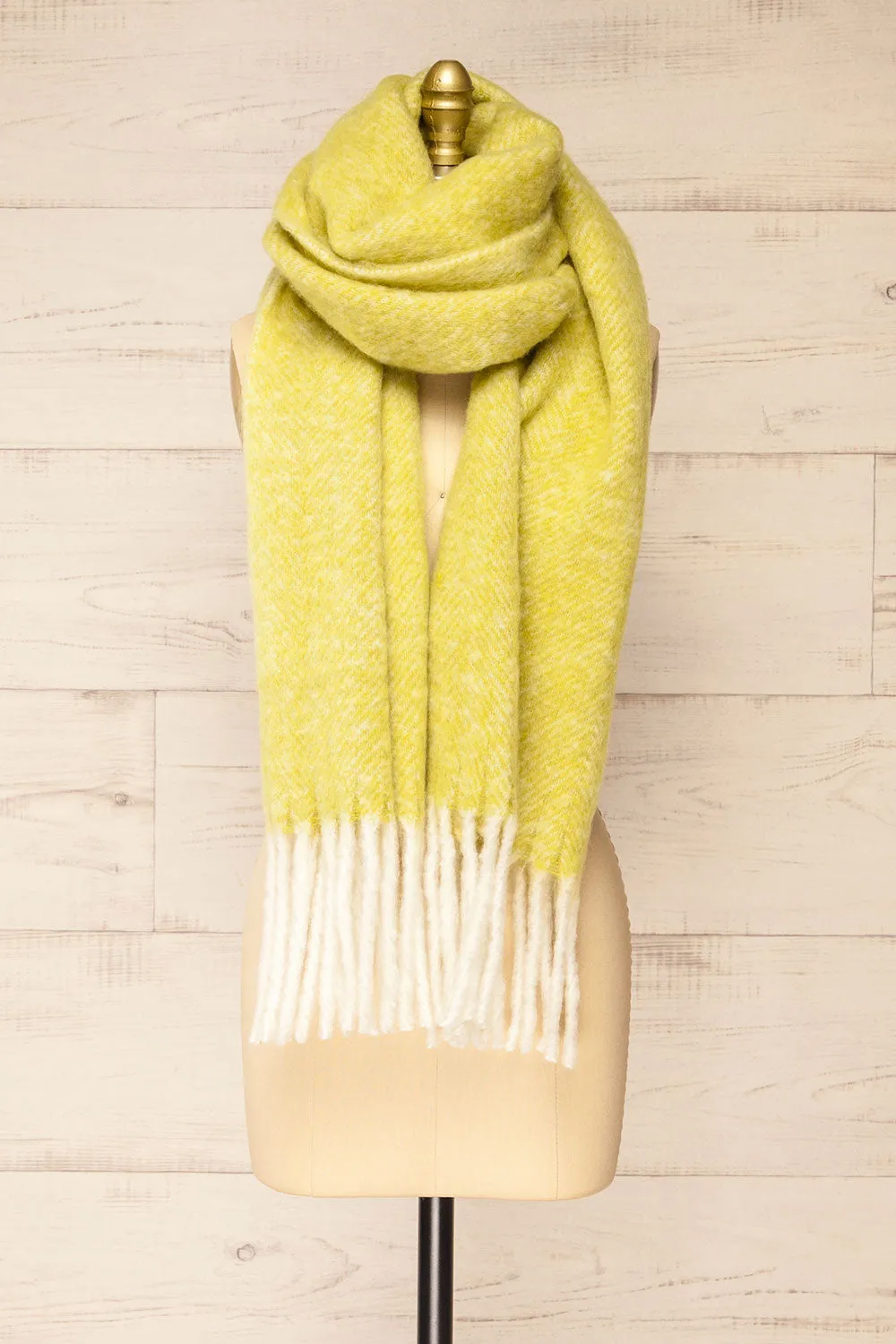 Requi Green | Oversized Soft Knit Scarf