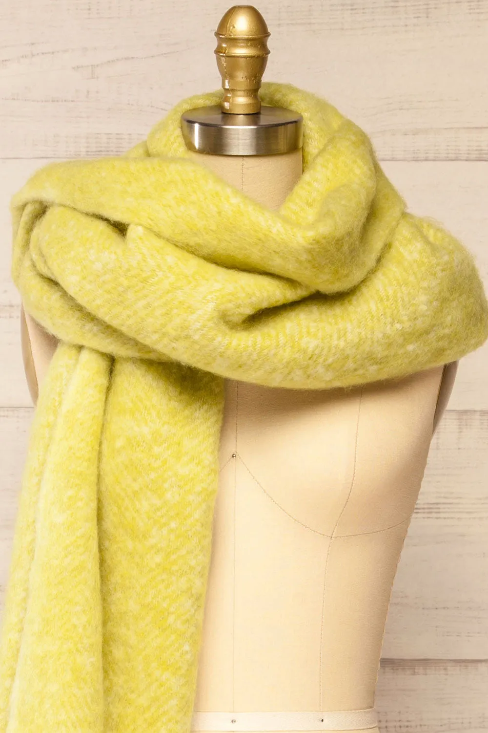 Requi Green | Oversized Soft Knit Scarf