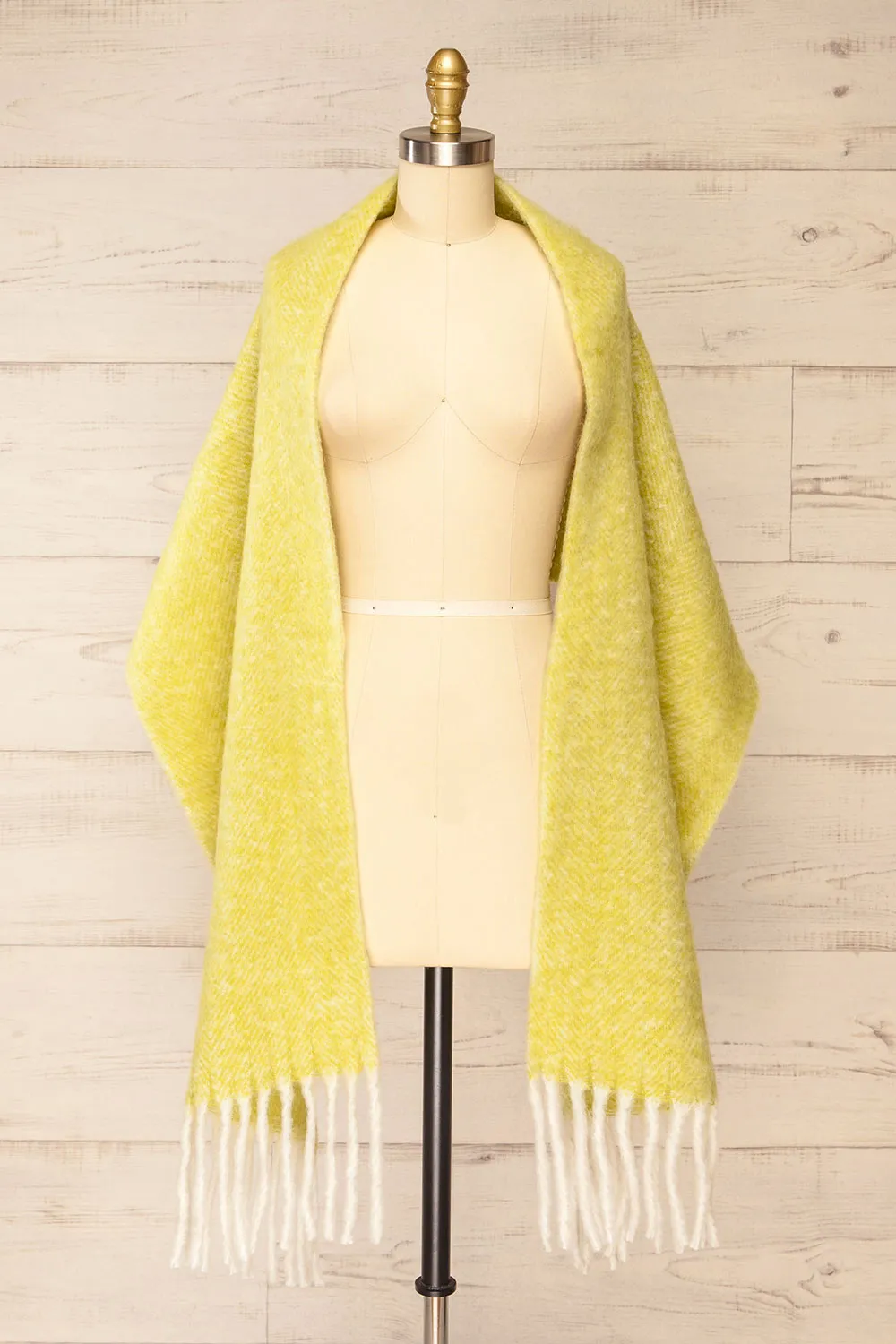 Requi Green | Oversized Soft Knit Scarf