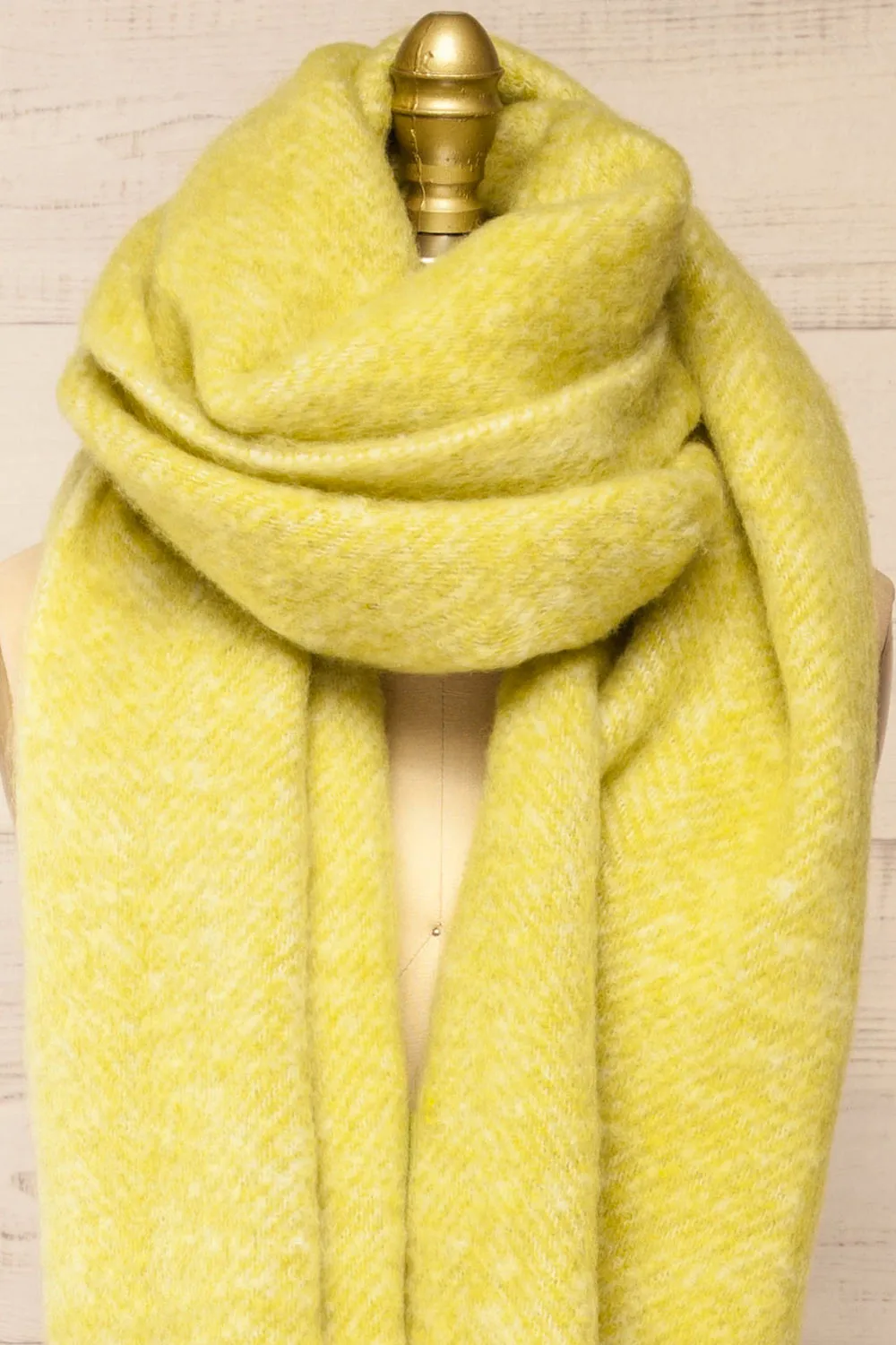 Requi Green | Oversized Soft Knit Scarf