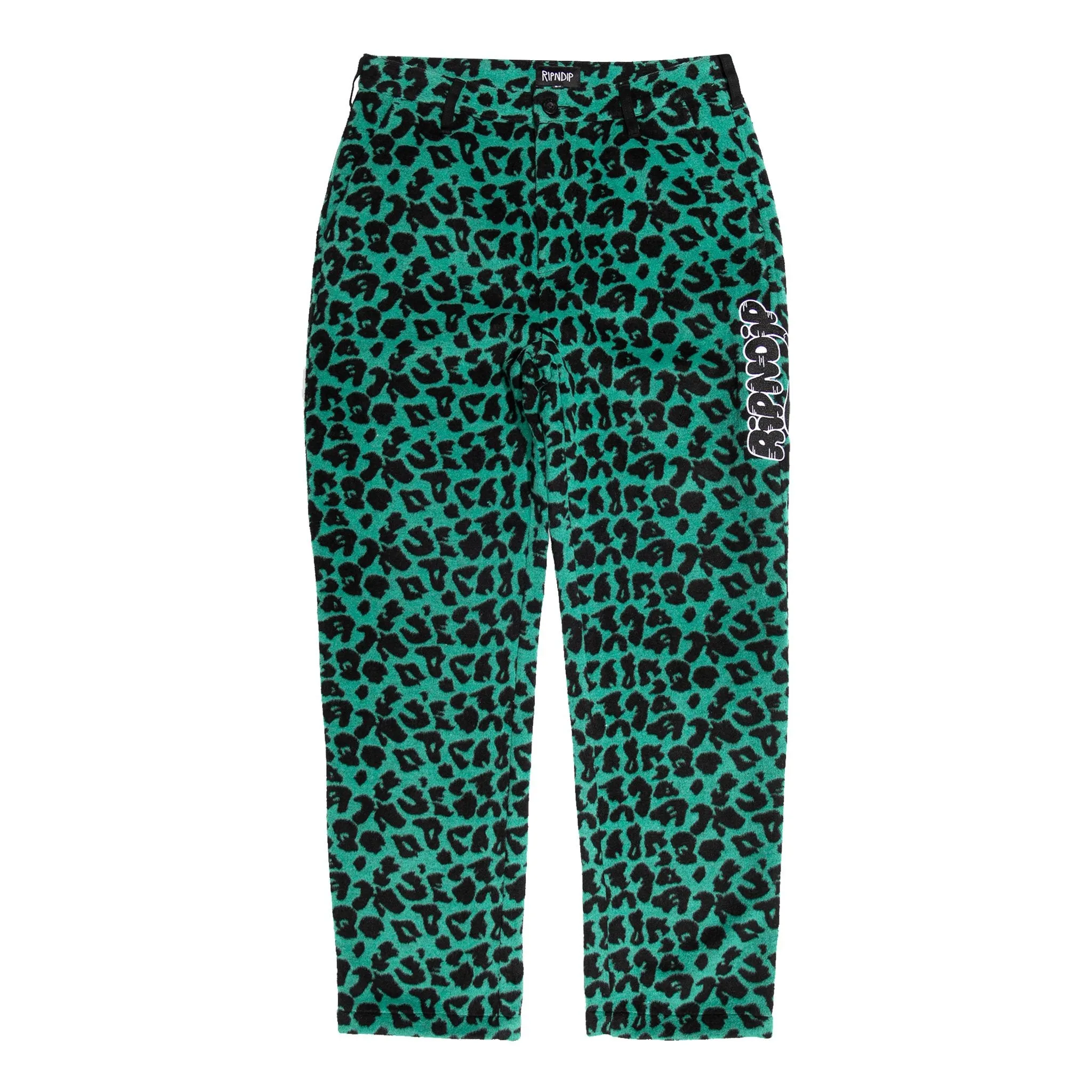 Ripntail Cheetah Pants (Teal / Black)