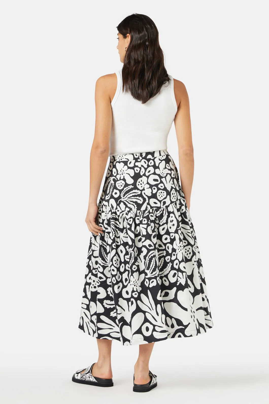 Secret Garden Midi Skirt