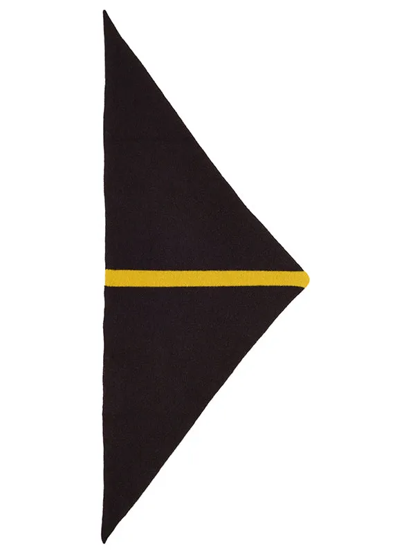 Single Stripe Triangle Neckerchief Turmeric & Scarlet