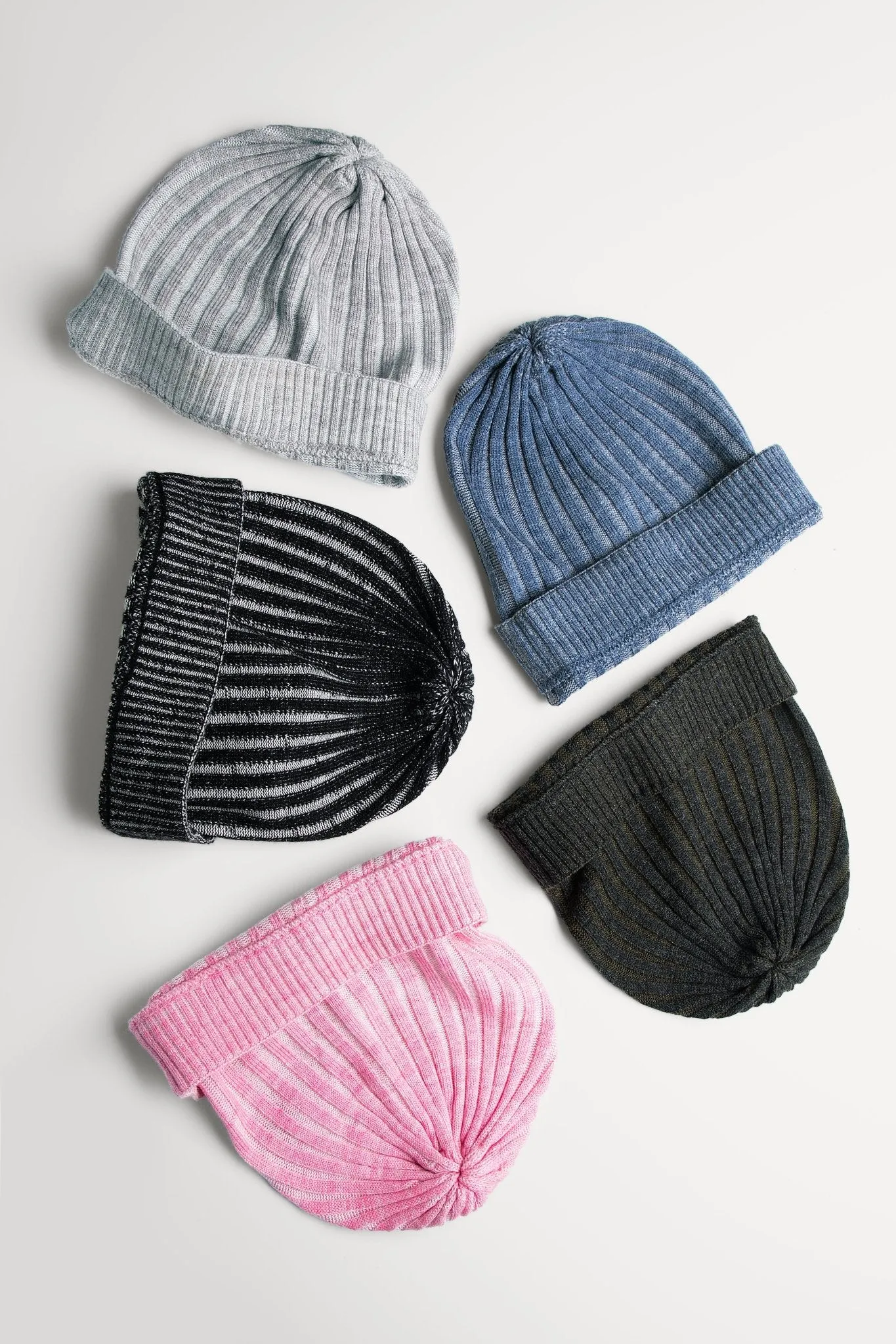 Slouchy Ribbed Cuffed Beanie