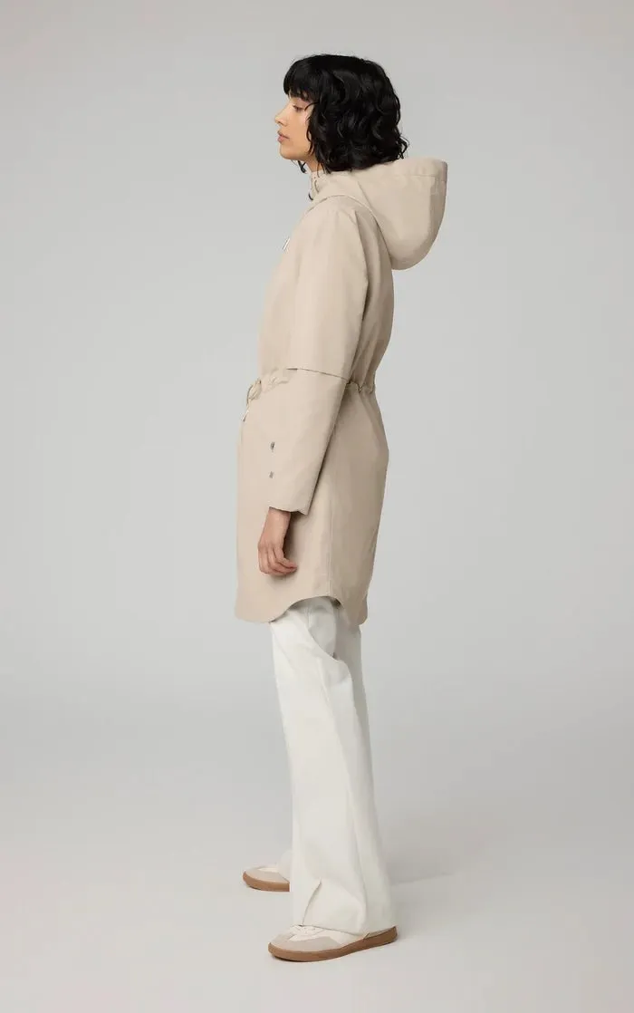 SOIA&KYO SOPHIE - Relaxed A-Line Raincoat With Hood