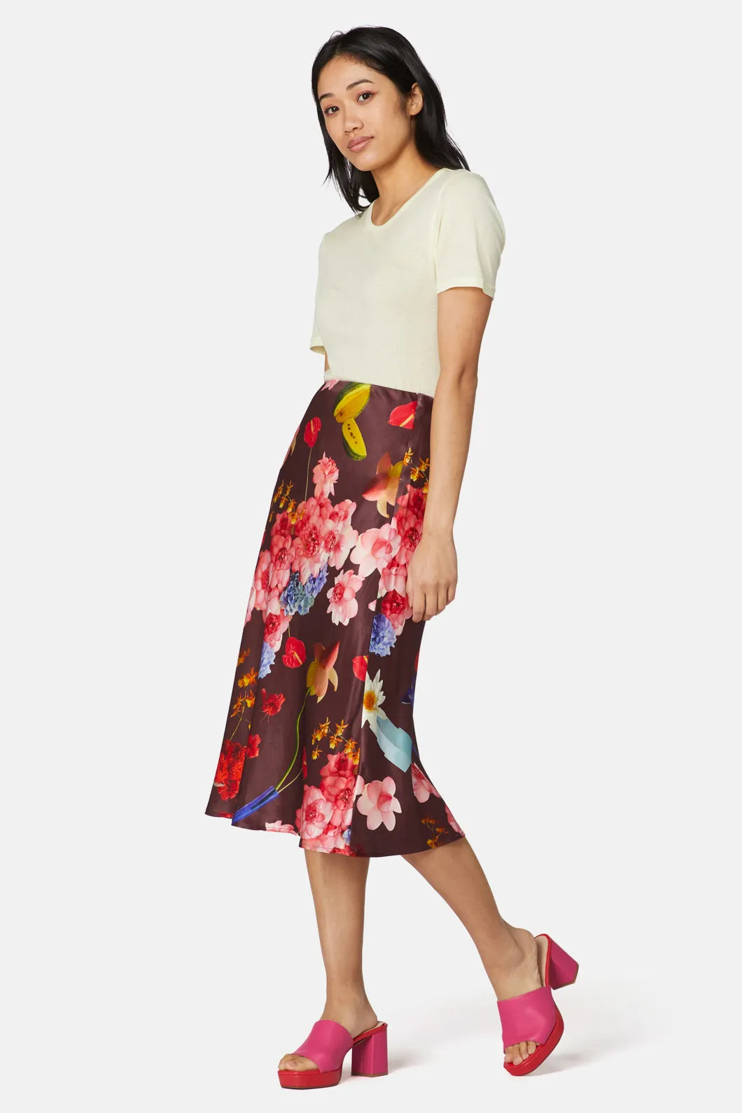 Still Life Slip Skirt