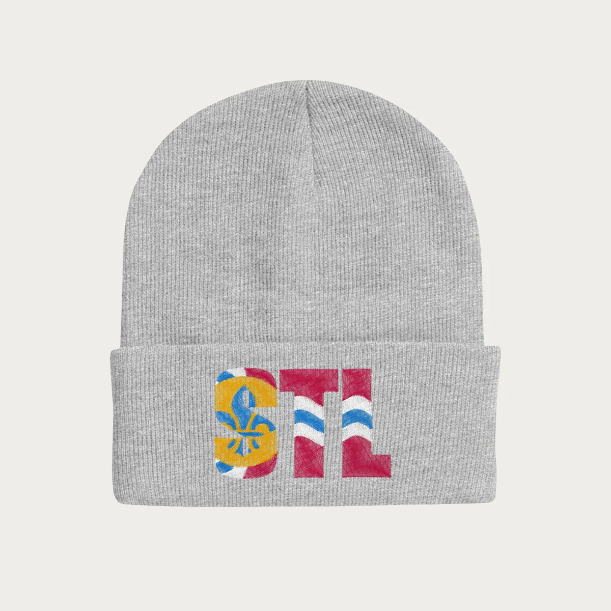 STL Flag Cuffed Beanie