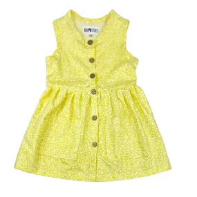 SUNFLOWER DRESS - YELLOW DITZY