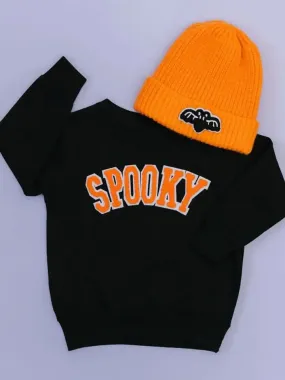 SWE Orange Bat Patch Beanie