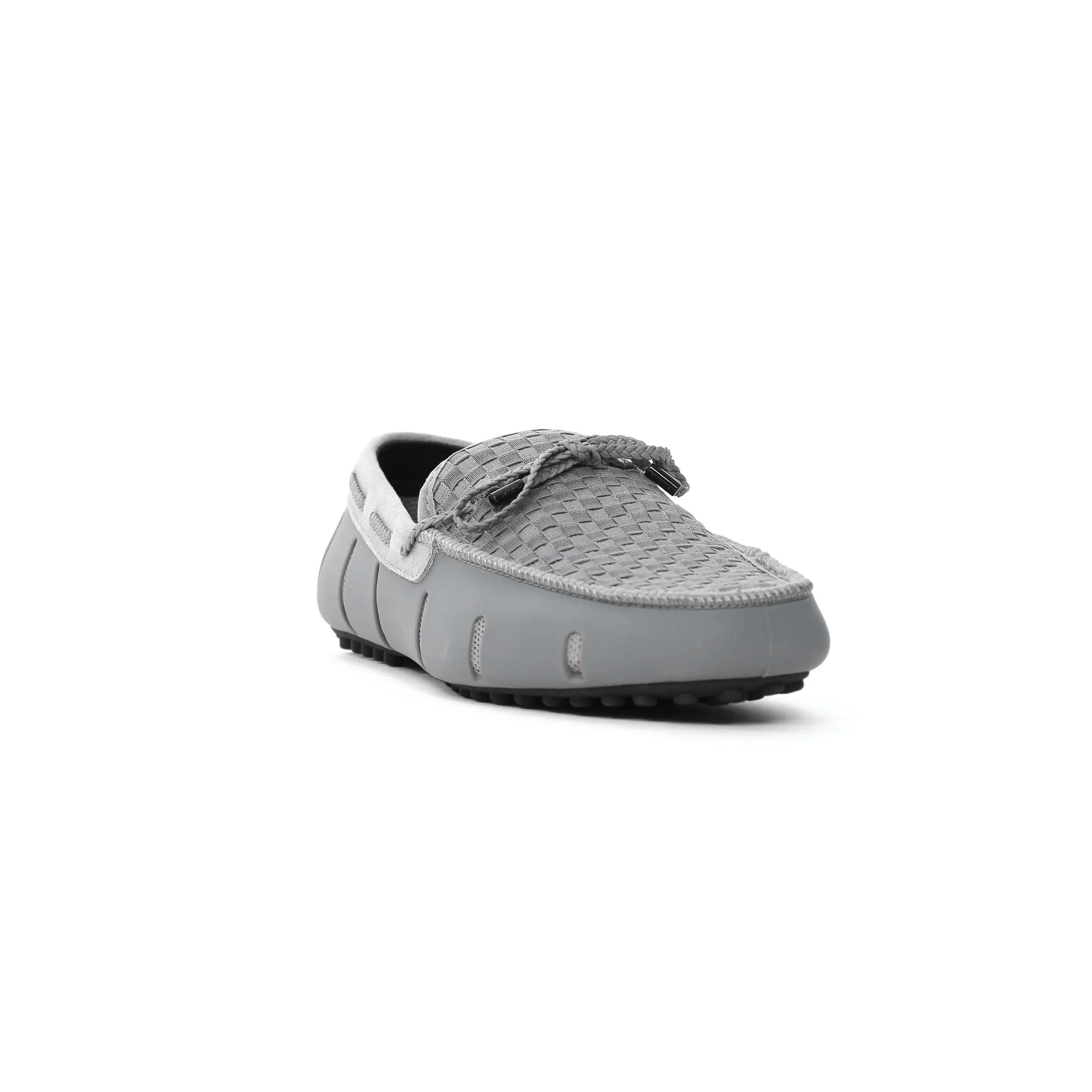 Swims Woven Driver Shoe in Grey