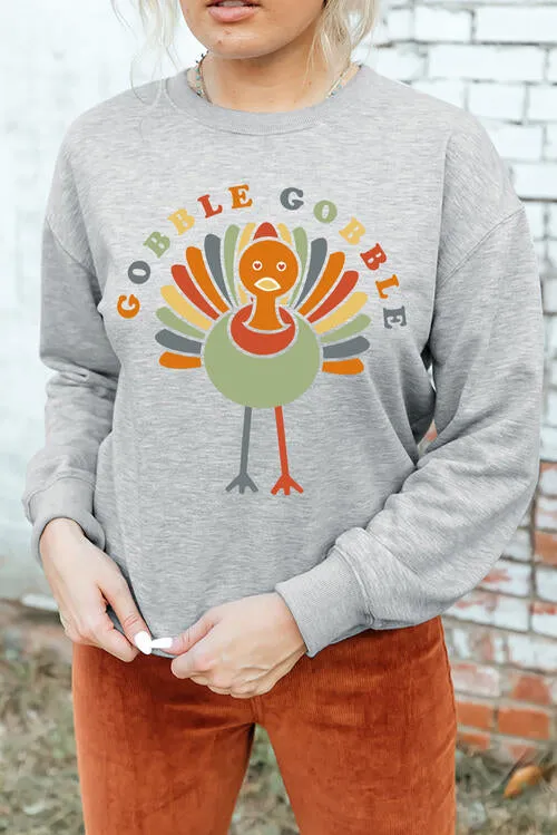 Thanksgiving GOBBLE Graphic Sweater