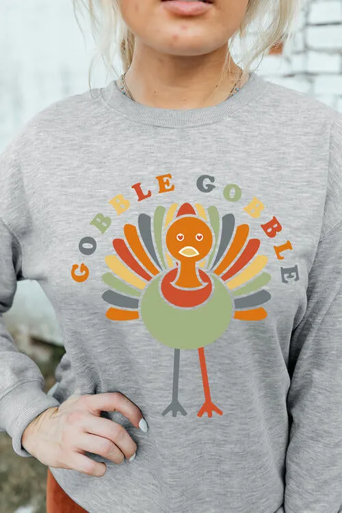 Thanksgiving GOBBLE Graphic Sweater