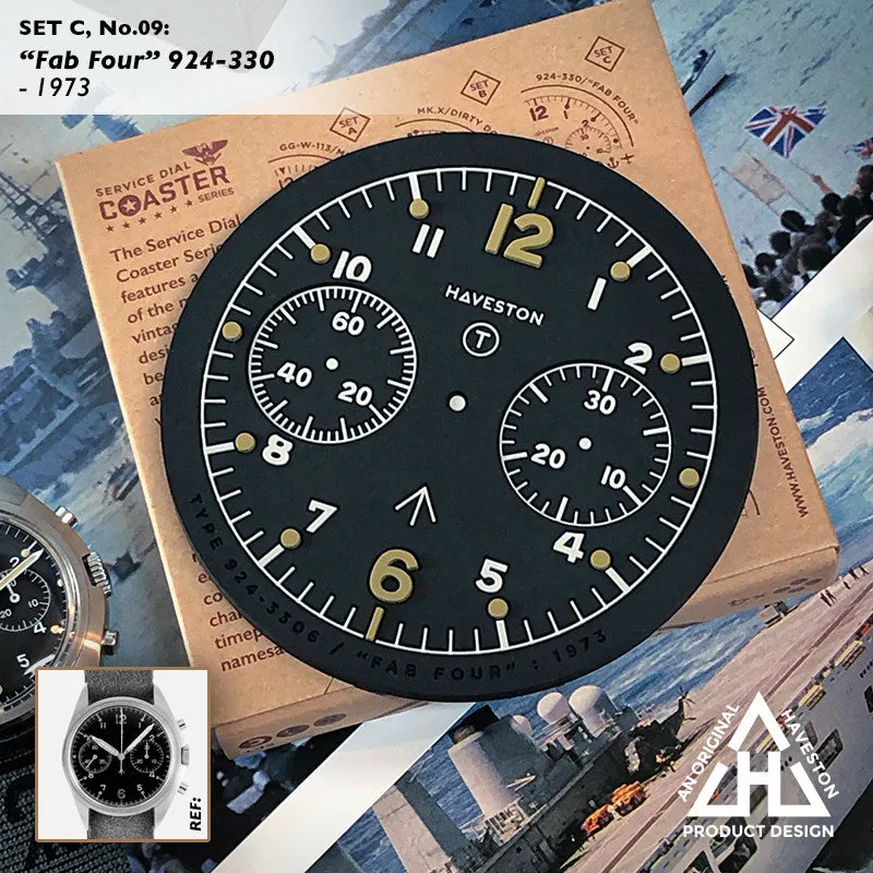 The Chronograph Service Dial Coasters Set-C by HAVESTON Straps