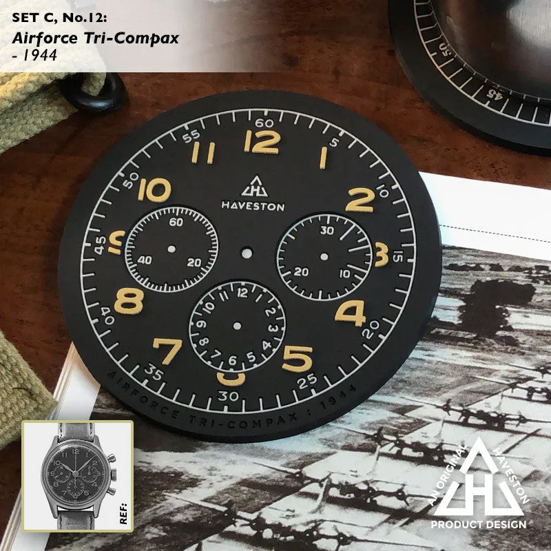 The Chronograph Service Dial Coasters Set-C by HAVESTON Straps