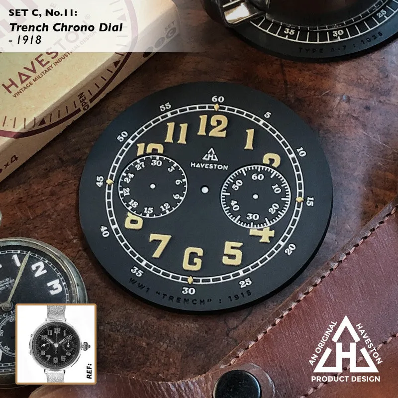 The Chronograph Service Dial Coasters Set-C by HAVESTON Straps