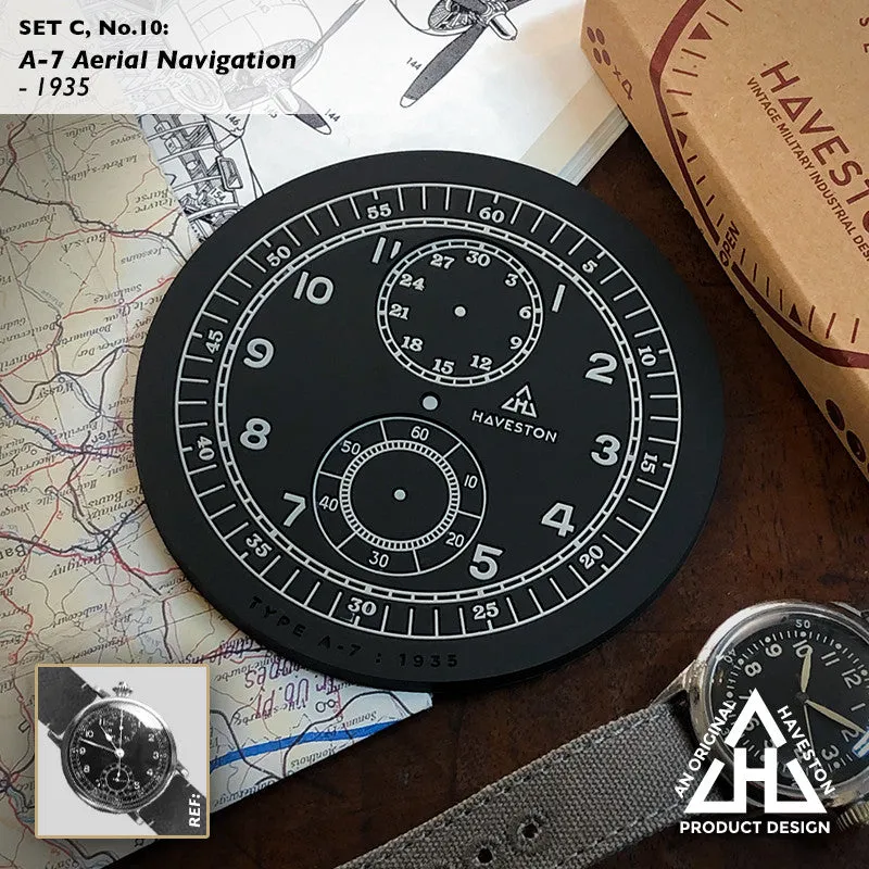 The Chronograph Service Dial Coasters Set-C by HAVESTON Straps