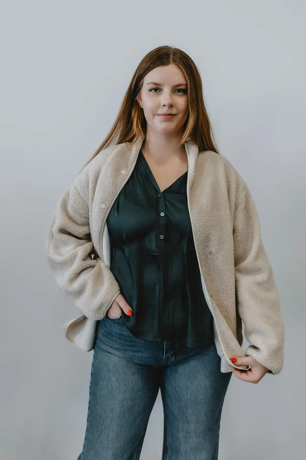 The Juna Teddy Jacket by In Wear- PLUS