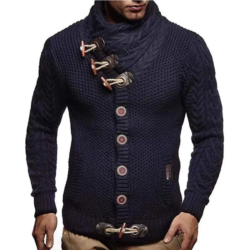 Trendy Mens Knitted Thick Wool Sweater