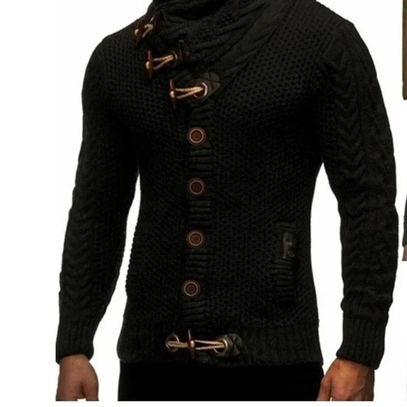 Trendy Mens Knitted Thick Wool Sweater