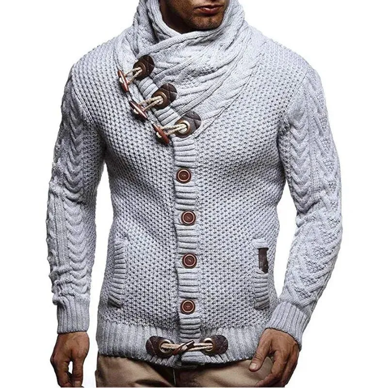 Trendy Mens Knitted Thick Wool Sweater