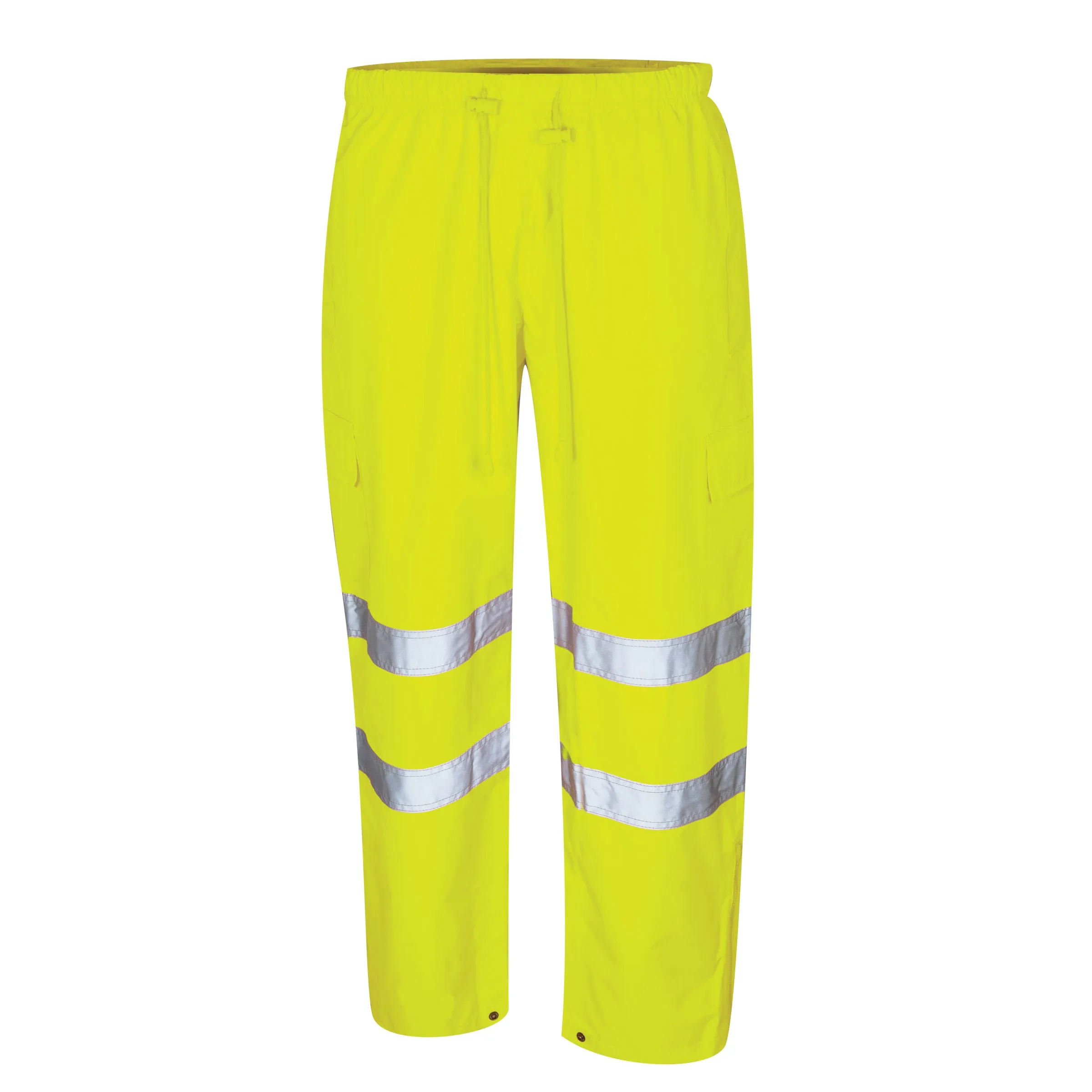 Tru Workwear Hi Vis Wet Weather Cargo Pants c/w Bio Motion Reflective Tape TW1996T2