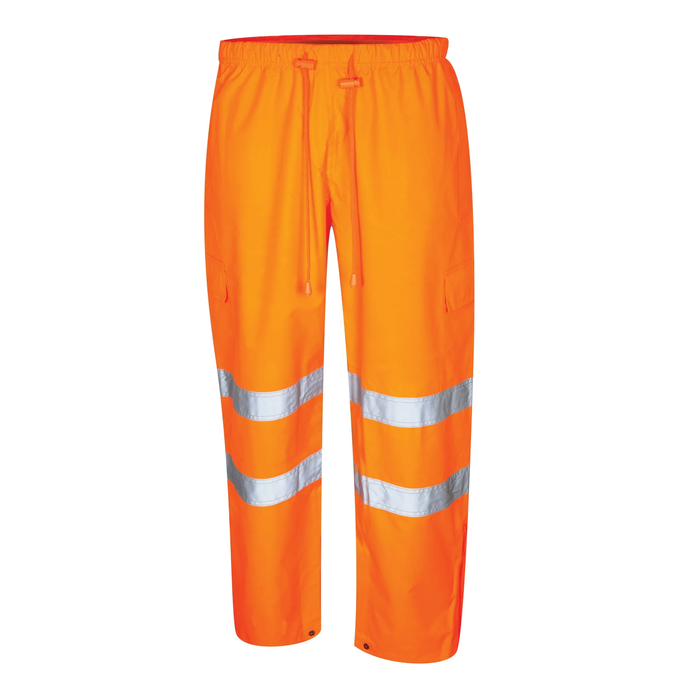 Tru Workwear Hi Vis Wet Weather Cargo Pants c/w Bio Motion Reflective Tape TW1996T2