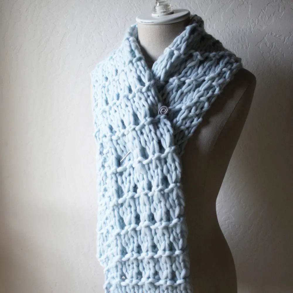 Urbana Cowl / Scarf Knitting Pattern