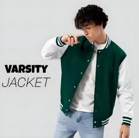 Varsity Jacket Green and White