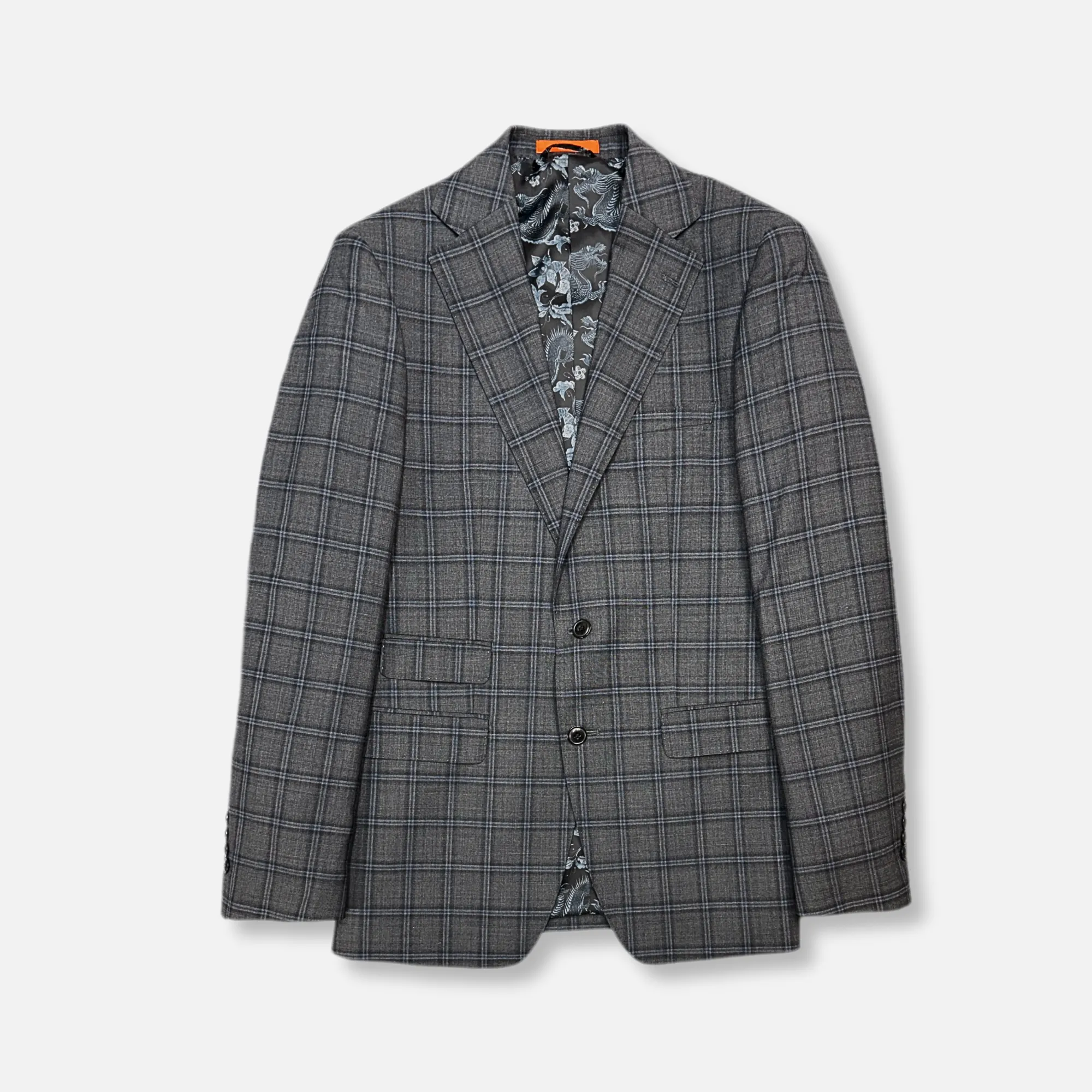 Veleso Plaid Vested Suit