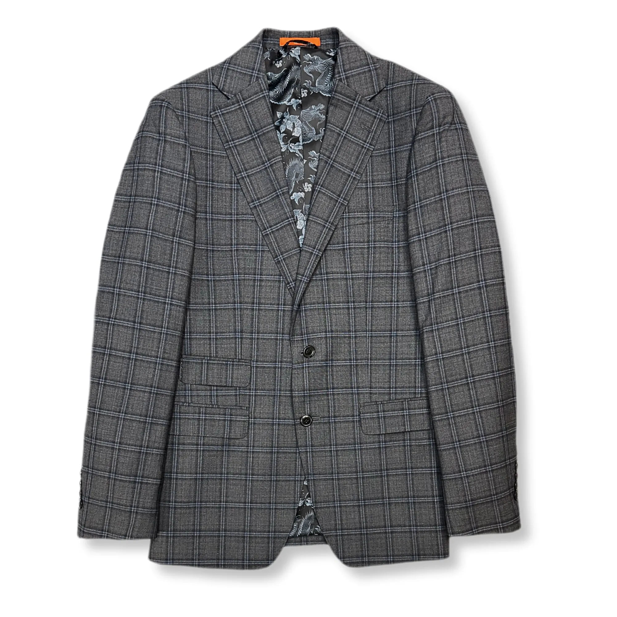 Veleso Plaid Vested Suit