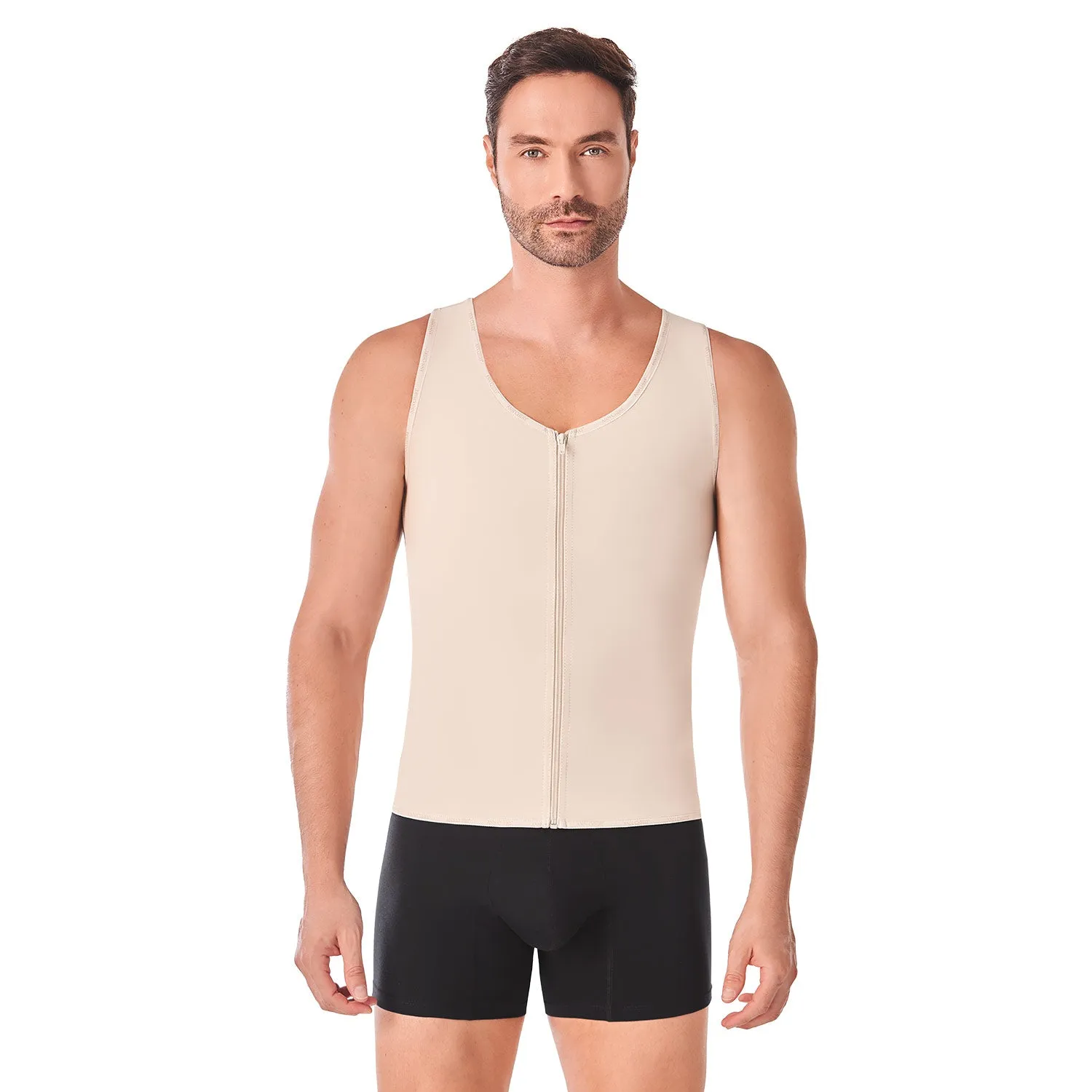 Waist Trainer Vest Zipper Powernet Chery for Men