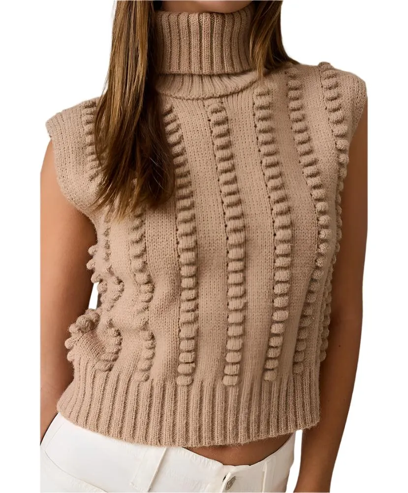 Willow Turtle Neck Knit Vest