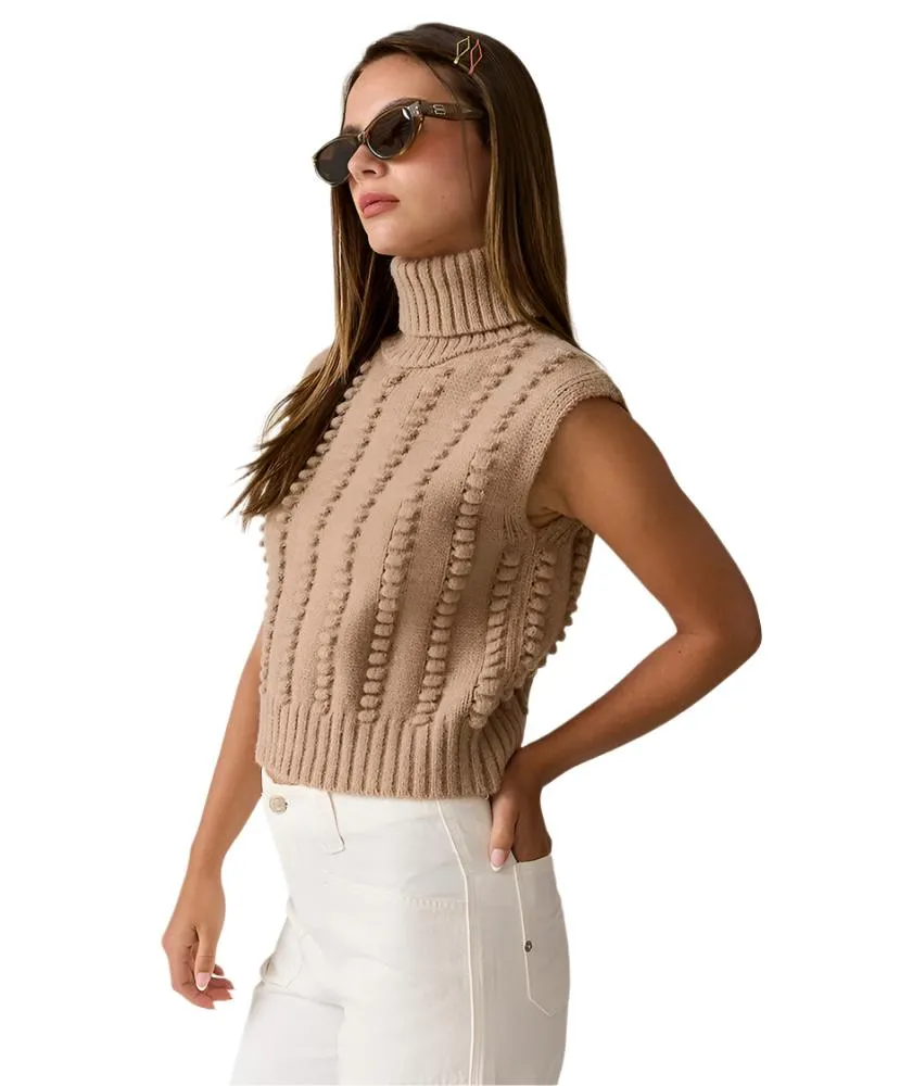 Willow Turtle Neck Knit Vest